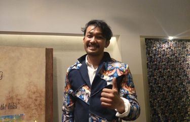 Rio Dewanto ditemui usai tampil dalam pementasan bertajuk Musikalisasi Sastra, Monolog Para Romeo yang digelar di Galeri Indonesia Kaya, Thamrin, Jakarta Pusat, Sabtu (21/12/2019).