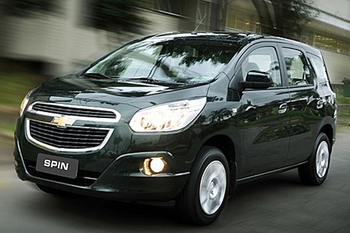 MPV Chevrolet Spin yang dirakit di Indonesia, dipamerkan di Detroit Motor Show 2013 pekan depan