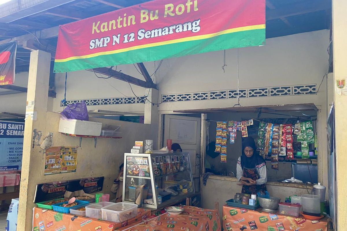 Program Makan Bergizi Gratis di Semarang, Pedagang Kantin Mengeluh Penghasilannya Turun Drastis