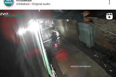 Terekam CCTV, Aksi Dua Pencuri Gondol Motor Warga di Cikarang Selatan