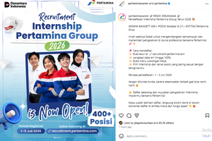 Ditutup Besok, Ini Cara Daftar Rekrutmen Pertamina Magang Fresh Graduate 2026