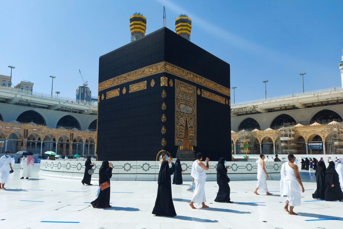 Ilustrasi umrah.