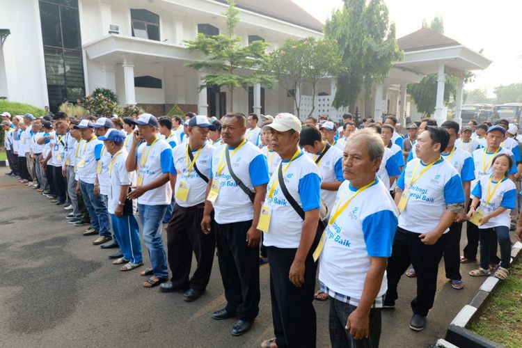 PT Perusahaan Gas Negara (Persero) menggelar mudik bersama yang diikuti 3.000 orang pada libur Lebaran 2018