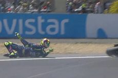 Drama Le Mans, Rossi Terjatuh di Lap Terakhir