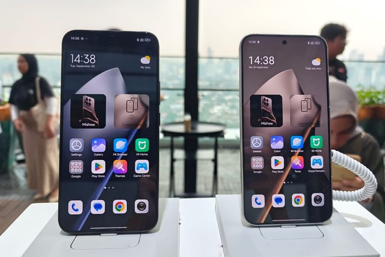 Xiaomi 15T series resmi meluncur di Indonesia, dalam acara peluncuran yang digelar di Park Hyatt, Jakarta, Selasa (30/9/2025)