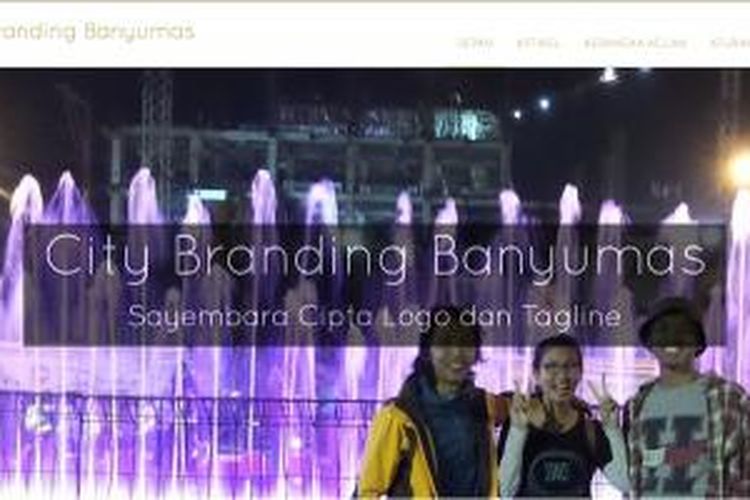 Website City Branding Kabupaten Banyumas.