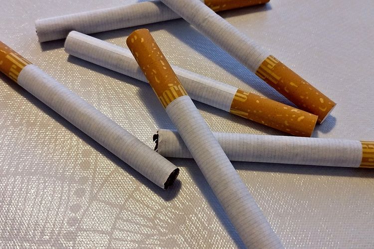 Ilustrasi rokok, cukai rokok.