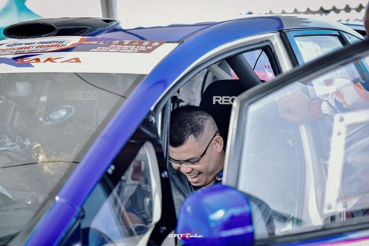 Chris John latihan jelang Asia Cross Country Rally (AXCR) 2023