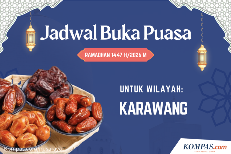 Waktu Buka Puasa Karawang dan Sekitarnya Hari Ini, 9 Maret 2026