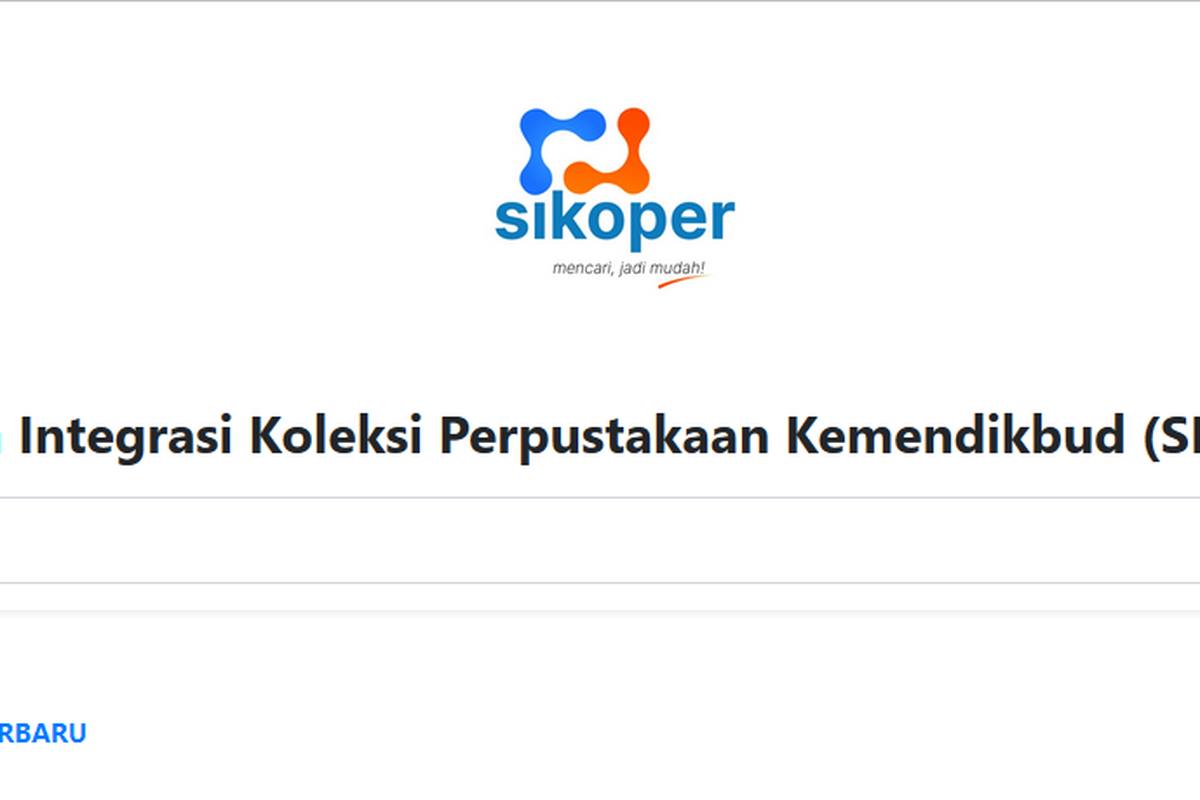 Aplikasi Sikoper milik Perpustakaan Kementerian Pendidikan dan Kebudayaan. Sikoper merupakan layanan yang dikembangkan Perpustakaan Kemendikbud berupa kemudahan mengakses seluruh koleksi perpustakaan dan bahan publikasi yang tersebar di seluruh unit utama di lingkungan Kemendikbud. Melalui Sikoper, seluruh koleksi tersebut terintegrasi dengan baik dan dapat diakses dengan mudah oleh seluruh pemustaka.