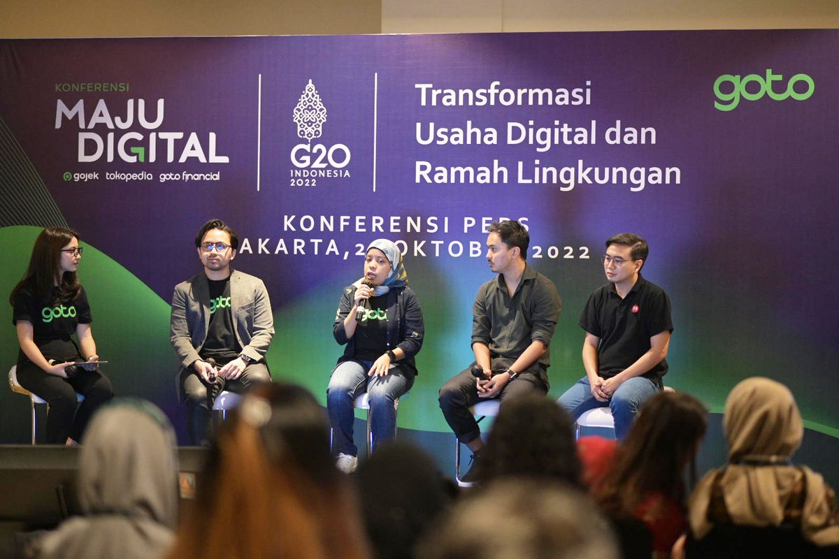 GoTo gelar Konferensi Maju Digital 2022 untuk dorong kemajuan para mitra UMKM. 