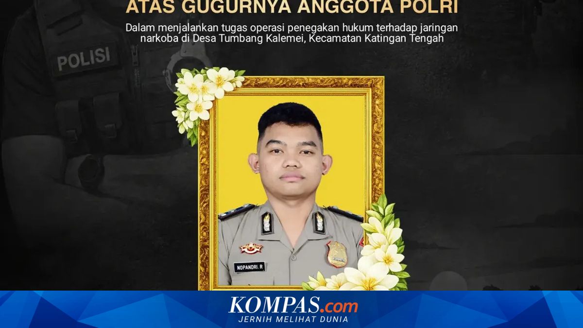Sosok Bripda Nopandri, Polisi yang Gugur Usai Operasi Narkoba di Katingan