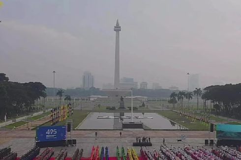 HUT Ke-77 RI, Pemprov DKI Jakarta Gelar Upacara Bendera di Monas