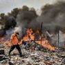 6 Hari Tak Padam, Kebakaran Meluas ke Semua Zona Pembuangan di TPA Sarimukti
