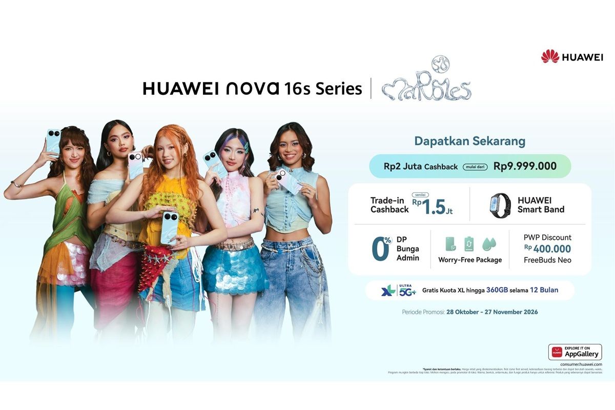 Konsumen bisa mendapatkan berbagai penawaran menarik untuk pembelian HUAWEI FreeBuds Neo bersama HUAWEI nova 16s.