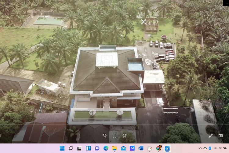 Penampakan rumah Terbit Perangin-angin yang memiliki kerangkeng manusia