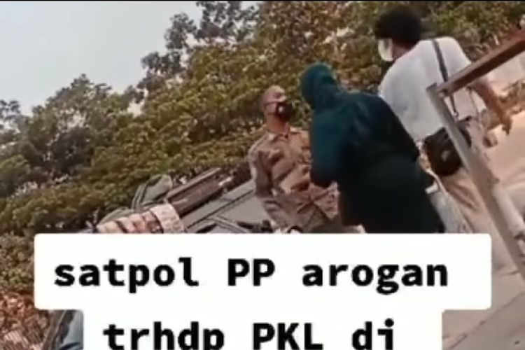 Tangkapan layar video di akun Tiktok @hadighazian.