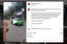 Viral, Video Mobil Jalan Mundur dan Ngebut di Sumenep
