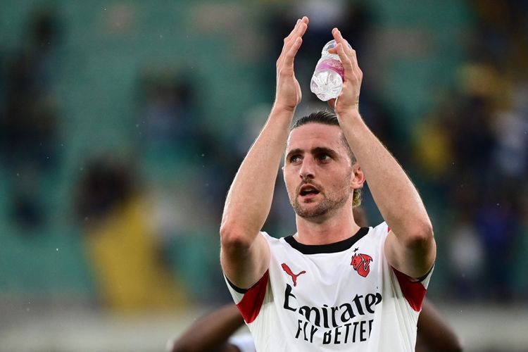 Hasil Verona Vs AC Milan 0-1: Rabiot Kunci Tiga Poin, Rossoneri Gusur Napoli