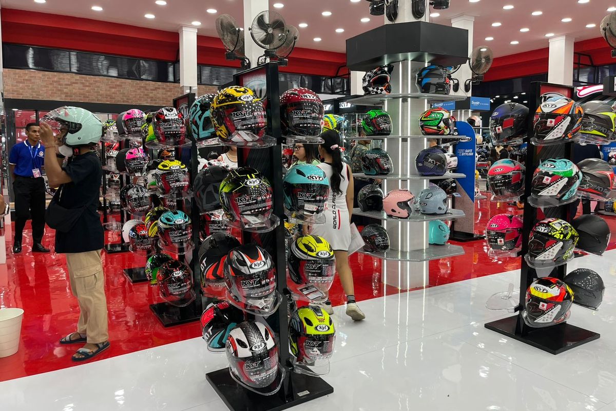 Pilihan helm murah di PRJ 2025