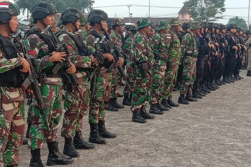 Jelang HUT OPM, 600 Personel TNI-Polri Disebar di 58 Titik di Mimika