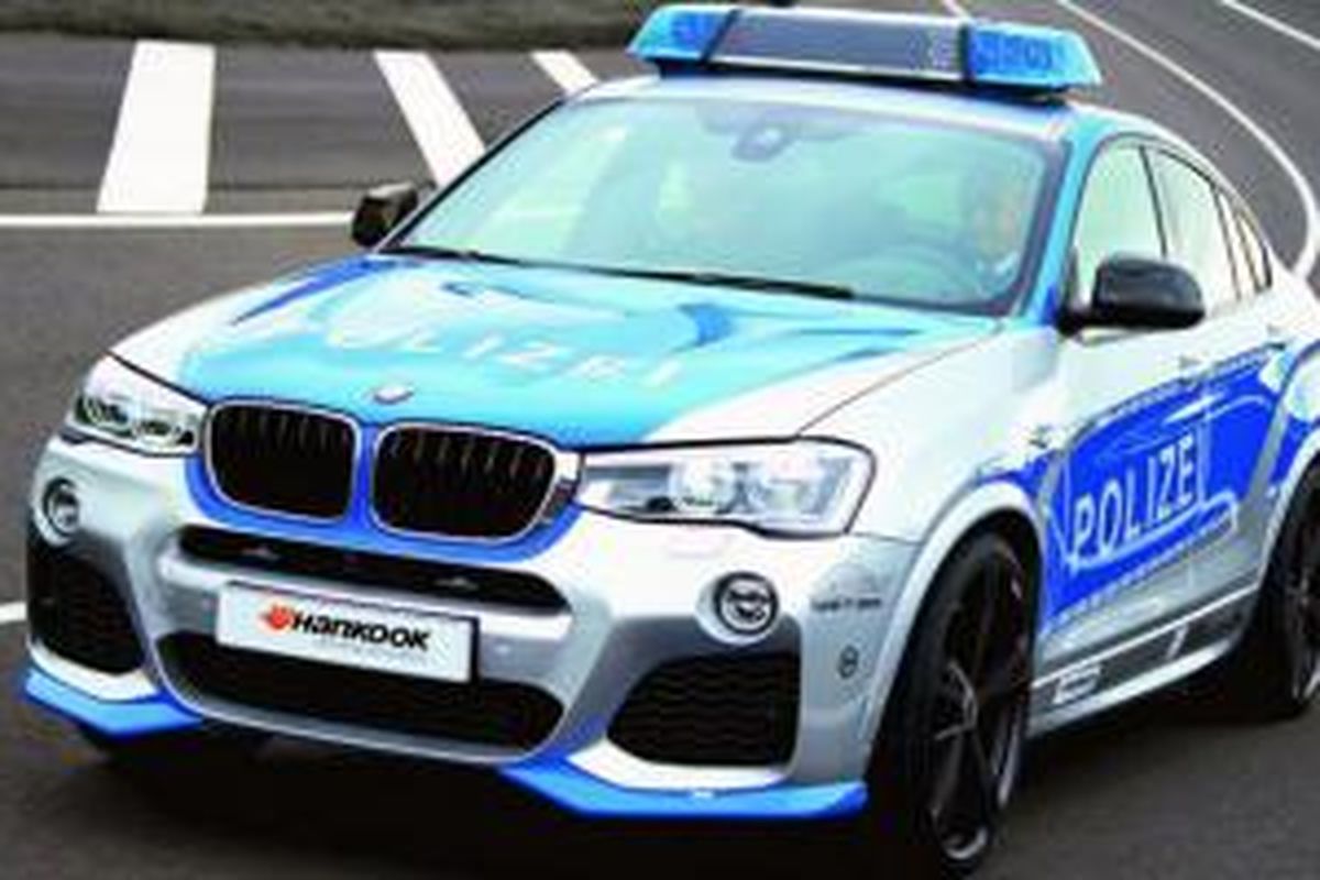 BMW X4 disulap AC Schnitzer menjadi Mobil polisi Jerman 