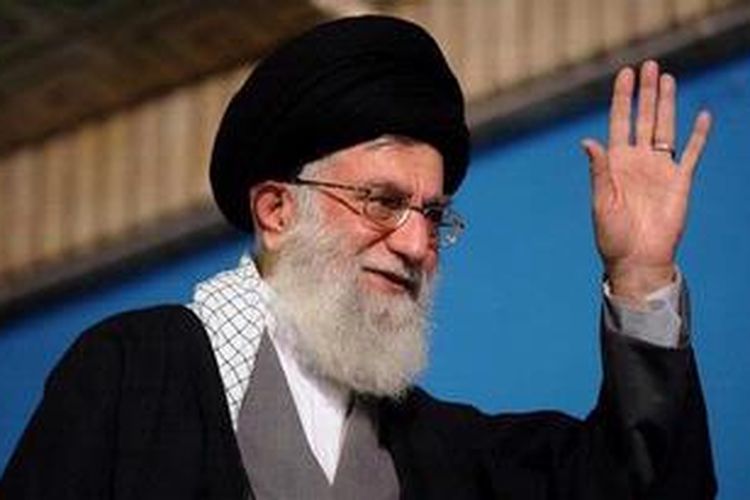 Pemimpin spiritual Iran, Ayatollah Ali Khamenei.