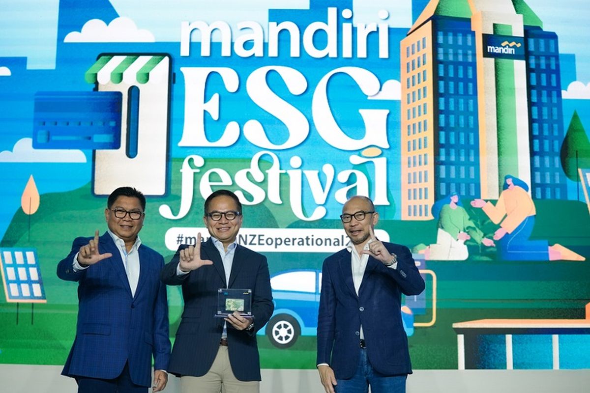 Bank Mandiri adakan ESG untuk dukung pemerintah capai target NZE 2060. 