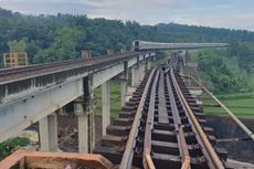 Penyangga Jembatan Kereta Api Ambruk, KAI Gunakan Jalur Tunggal