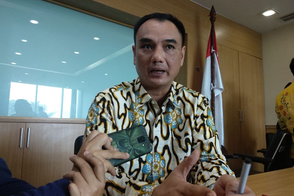 Anggota DPRD DKI Jakarta fraksi Golkar Judistira Hermawan di lantai 4, Gedung DPRD DKI Jakarta, Jakarta Pusat, Rabu (4/9/2019)