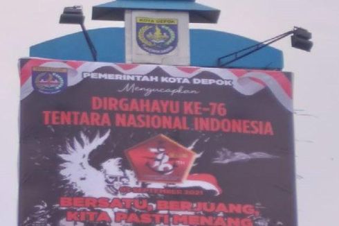Salah Tulis Tanggal HUT TNI di Baliho, Pemkot Depok Minta Maaf