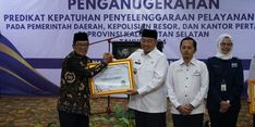 Tingkatkan Pelayanan Publik Tiap Tahun, Pemkab HST Raih Opini Tertinggi dari Ombudsman