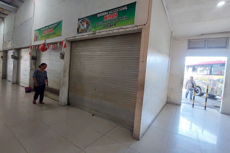 Akses Utama Terminal Bawen Ditutup, Pedagang Serentak Tutup Kios