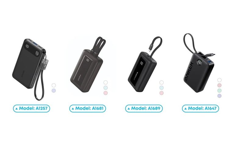 Daftar power bank Anker yang ditarik dari Indonesia
