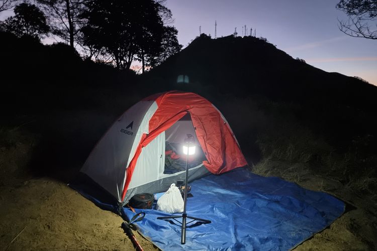 Area camping di Gunung Telomoyo via Arsal.