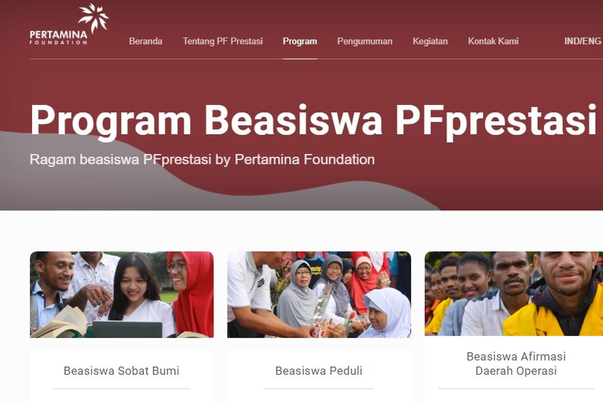 Program Beasiswa Pertamina Foundation