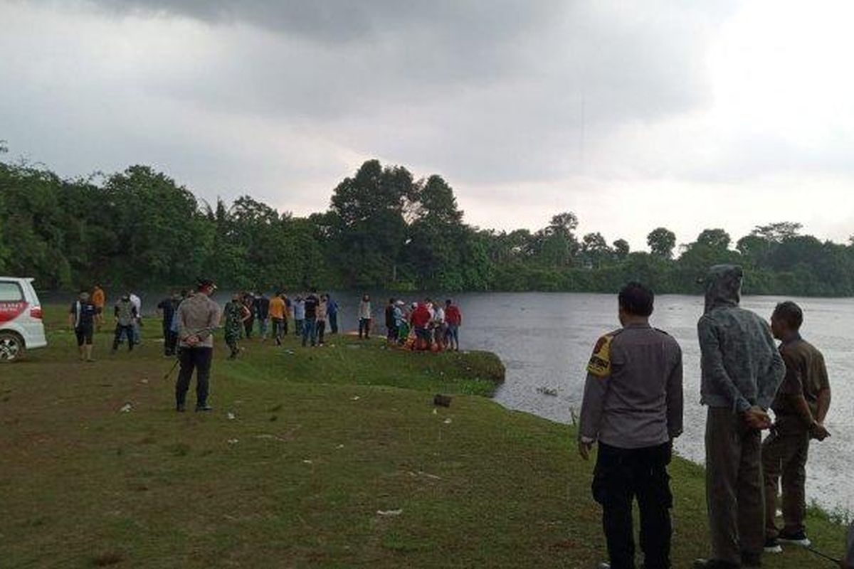 Danau Gawir kawasan Legok, Kabupaten Tangerang, Selasa (31/5/2022).