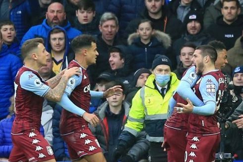 Everton Vs Aston Villa, Suporter Ditahan setelah Digne dan Cash Terkena Lemparan Botol