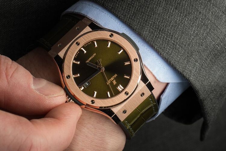 Hublot Classic Fusion King Gold Green