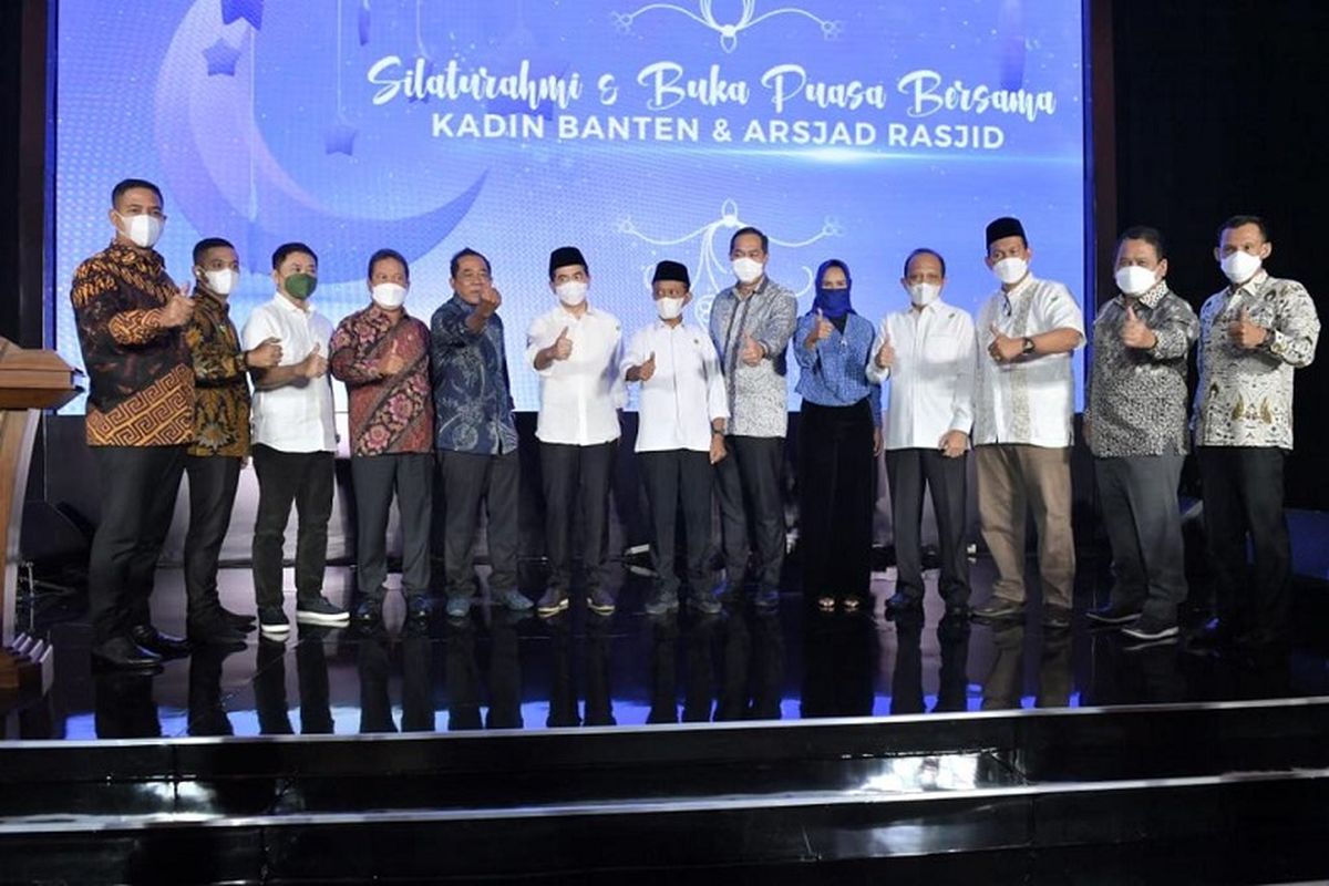Arsjad Rasjid dalam acara buka puasa bersama Kadin Banten (Dok. Kadin)