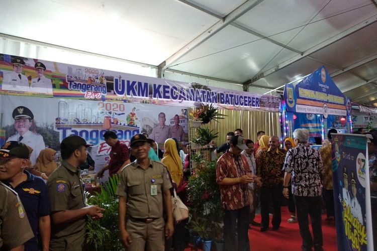Stand UKM Kecamatan Batuceper, Kota Tangerang yang berpartisipasi dalam Tangerang Expo 2020.
