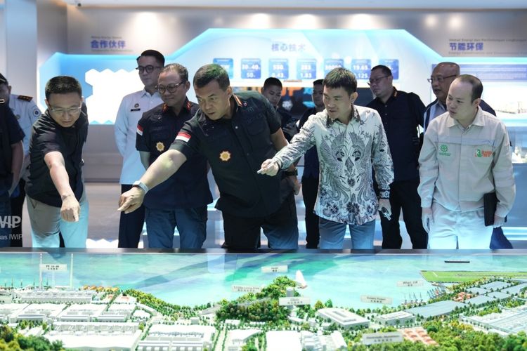 Kementerian Imigrasi mengunjungi IWIP, Halmahera, Maluku Utara, Senin (12/1/2026). 