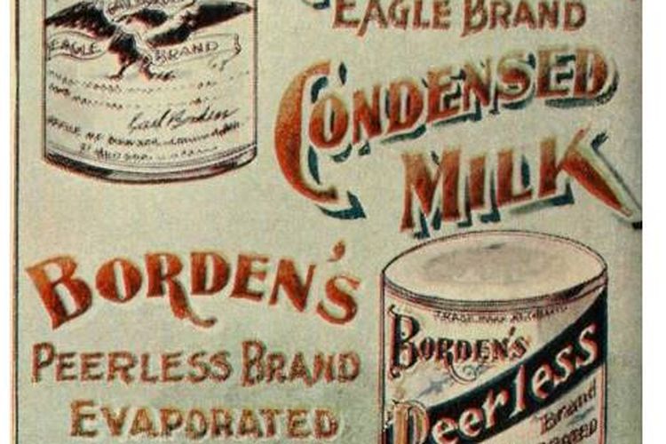 Iklan untuk Susu Kental Merek Gail Borden 1898