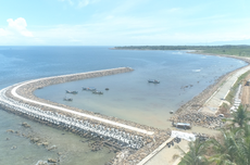 Pengaman Pantai di KEK Tanjung Lesung Dilengkapi "Jogging Track"