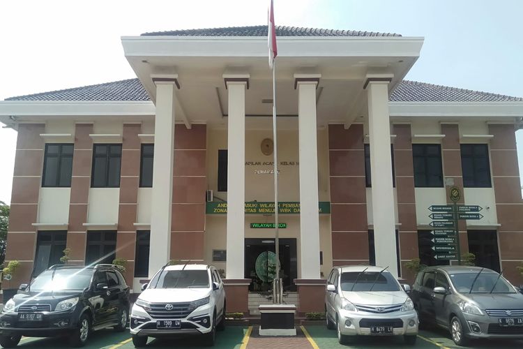 Kantor Pengadilan Agama Kota Semarang, Jawa Tengah. Senin (18/7/2022)