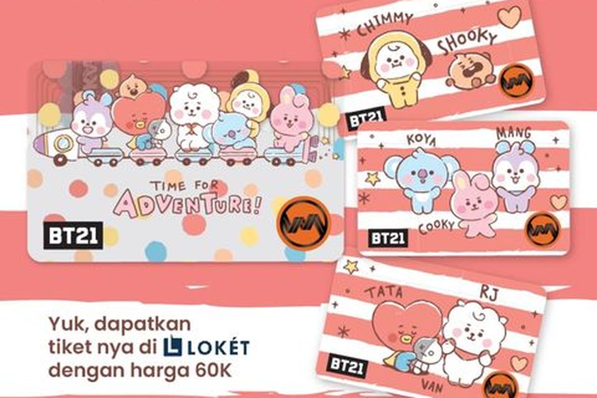 Edisi Terbatas, Kartu Multi Trip BT21 Diserbu Anak Muda