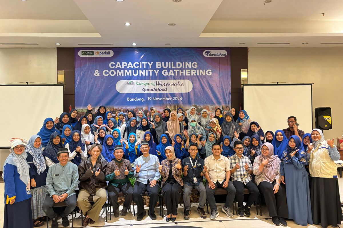 Garudafood melalui Kampung Wirausaha Garudafood memperkuat pengembangan UMKM melalui workshop peningkatan kapasitas di Bandung, Jawa Barat (19/11/2024).