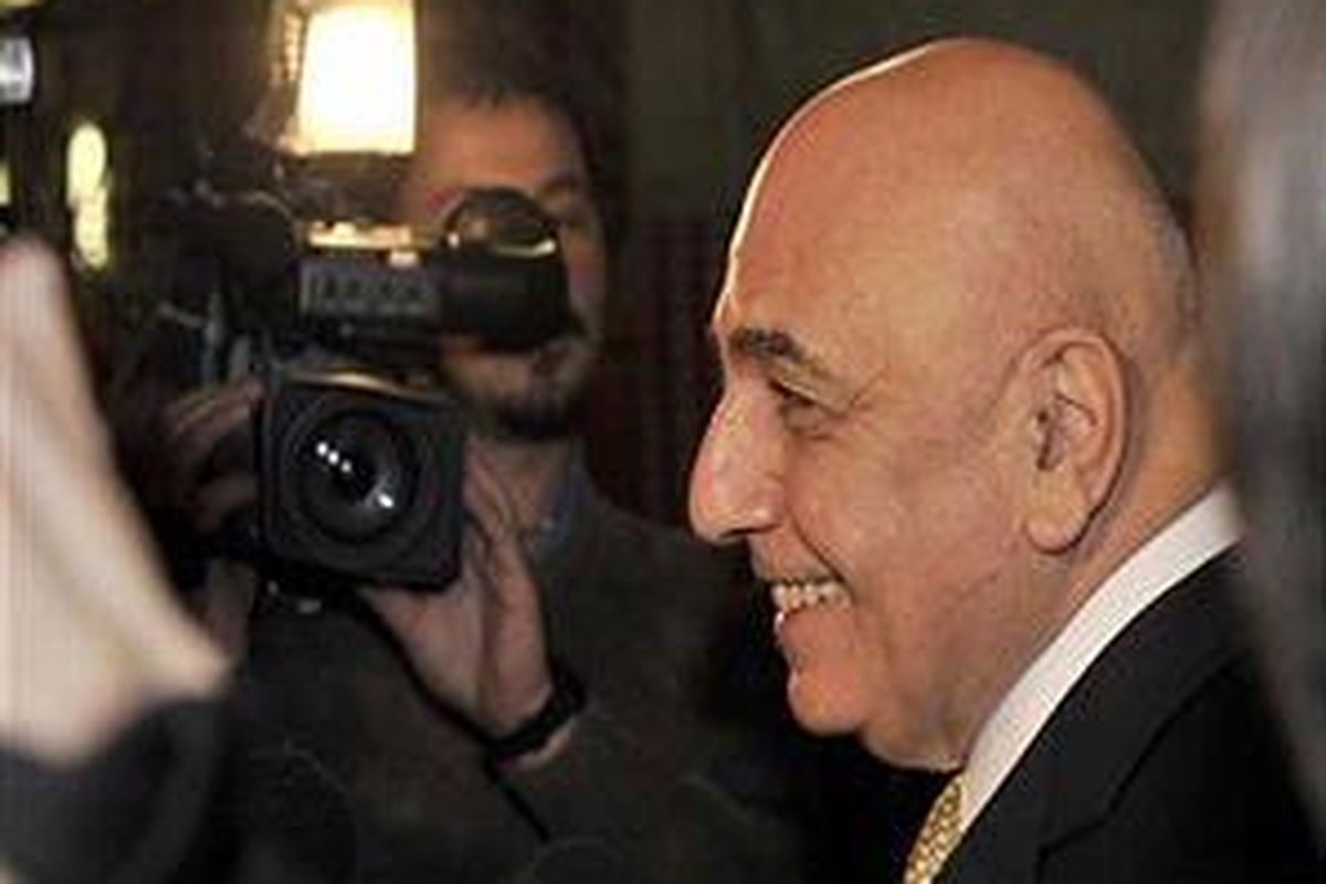 Wakil Presiden AC Milan, Adriano Galliani.