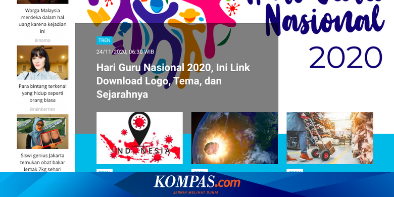 Populer Tren Hari Guru Nasional 2020 10 Provinsi Dengan Kasus Covid 19 Aktif Terbanyak Halaman All Kompas Com