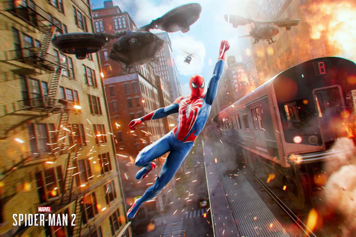 Ilustrasi game Marvel's Spider-Man 2.